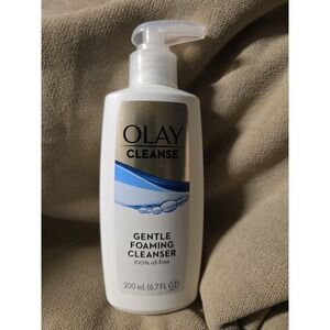 Olay Cleanse Gentle Foaming Cleanser 100% Oil-Free 6.7 Fl Oz 200ml NEW